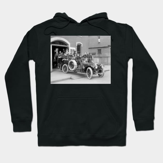 Fire Squad, 1911. Vintage Photo Hoodie by historyphoto